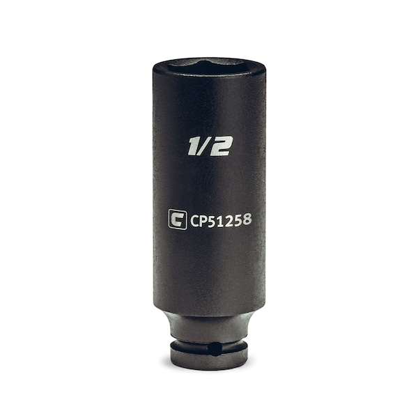 Capri Tools 1/4 in Drive 1/2 in 6-Point SAE Deep Impact Socket CP51258 - main